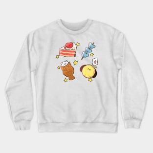 Bt21 cute foods Crewneck Sweatshirt